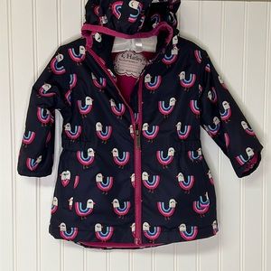 Hatley | Rainbow Birds Microfiber Rain Jacket |